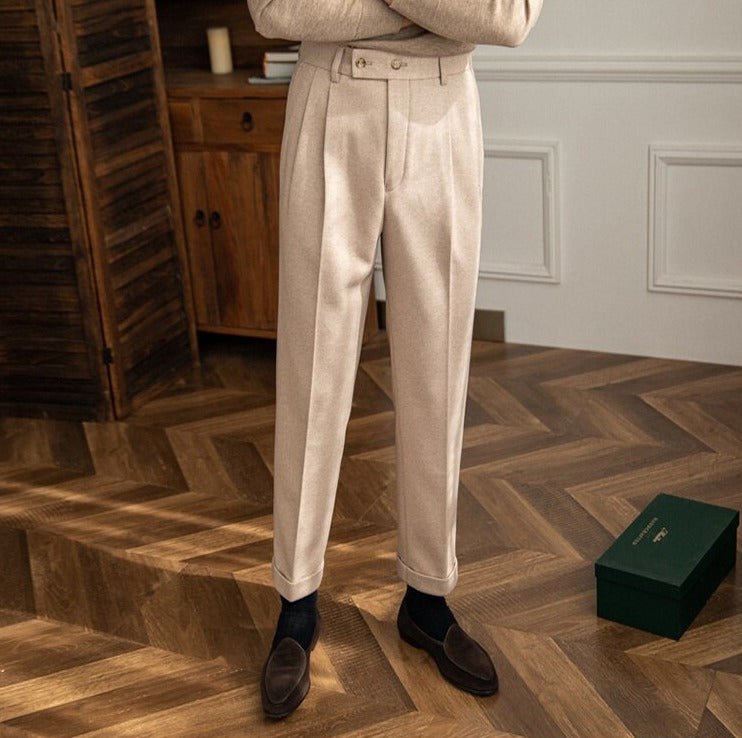 Italy High Waist Trousers - Antonios