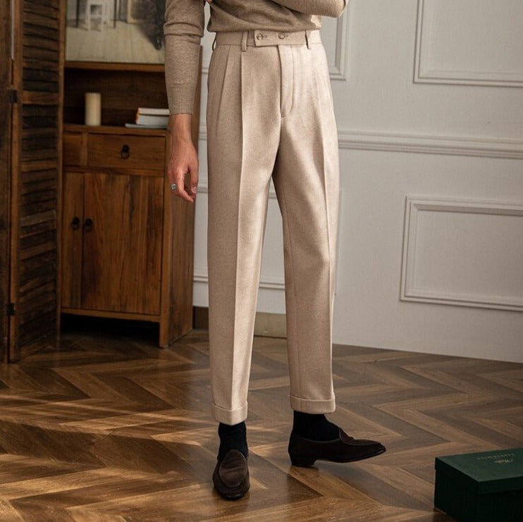 Italy High Waist Trousers - Antonios