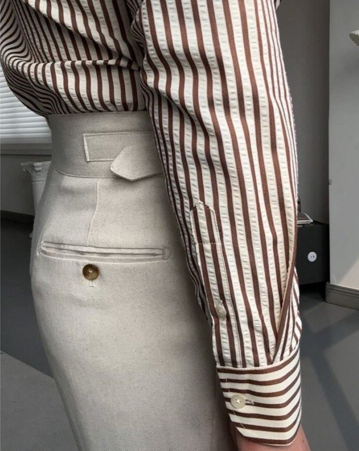 Italy Striped Shirt - Antonios