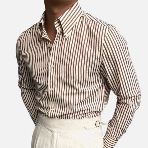 Italy Striped Shirt - Antonios