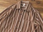 Japanese corduroy striped double pocket shirt - Antonios