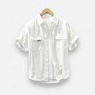 Japanese loose short sleeve summer shirt - Antonios