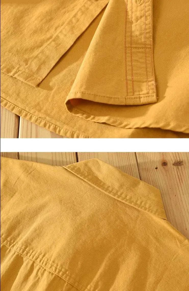 Japanese loose short sleeve summer shirt - Antonios