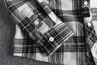 Japanese plaid pattern autumn shirt - Antonios
