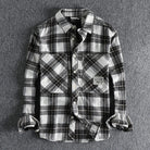 Japanese plaid pattern autumn shirt - Antonios