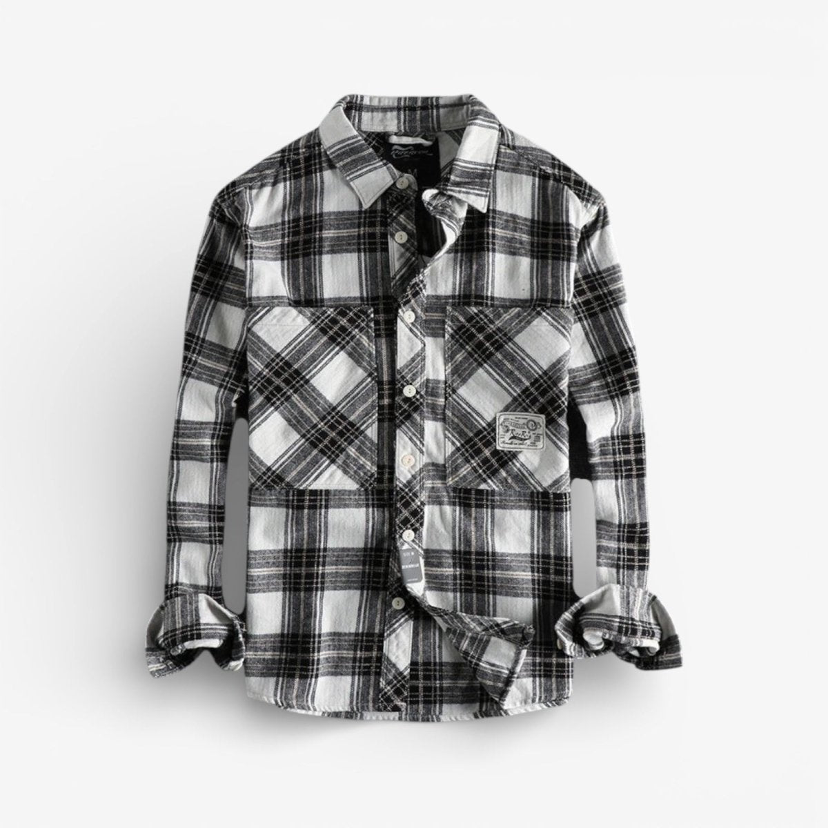 Japanese plaid pattern autumn shirt - Antonios