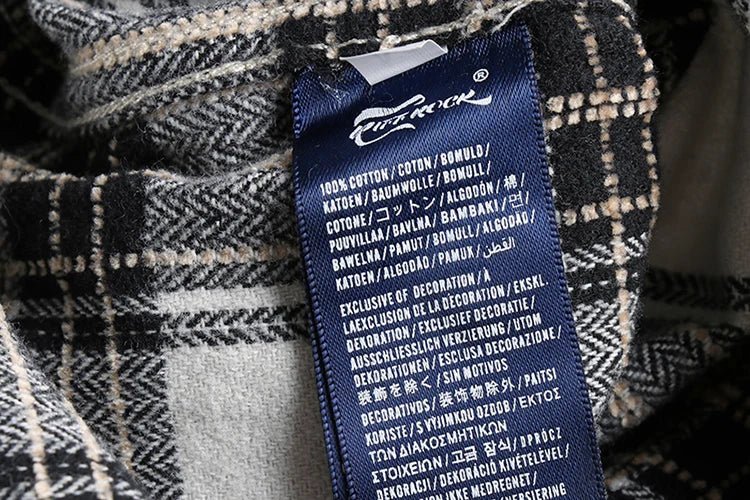 Japanese plaid pattern autumn shirt - Antonios