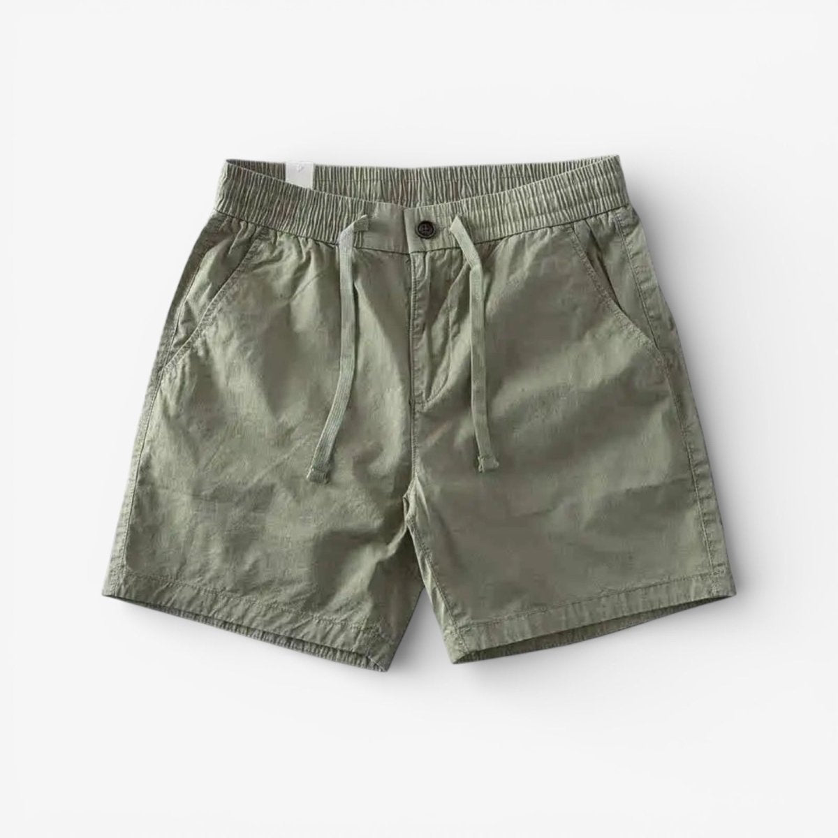 Japanese retro woven elastic waist pants - Antonios