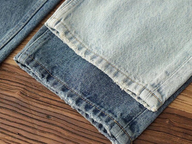 Japanese washed cotton jeans - Antonios