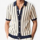 Knitted summer polo t-shirt vintage - Antonios