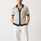 Knitted summer polo t-shirt vintage - Antonios