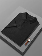 Knitted wood elegant polo t-shirt - Antonios