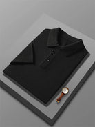 Knitted wood elegant polo t-shirt - Antonios