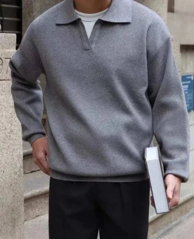 Korean baggy design sweater - Antonios