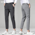 Korean formal checked pants - Antonios