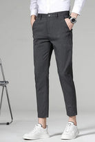 Korean formal checked pants - Antonios