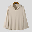 Korean Loose Fit Long - Sleeve Shirt - Antonios