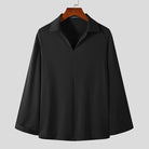 Korean Loose Fit Long - Sleeve Shirt - Antonios
