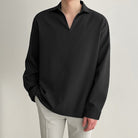 Korean Loose Fit Long - Sleeve Shirt - Antonios