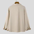 Korean Loose Fit Long - Sleeve Shirt - Antonios
