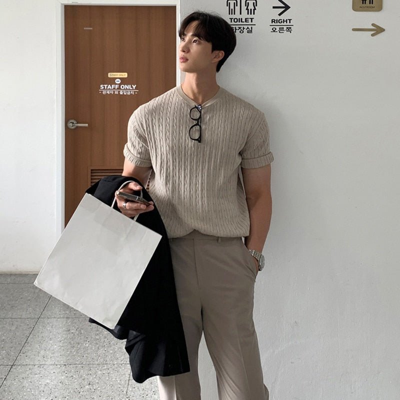 Korean Old Money T-Shirt - Antonios