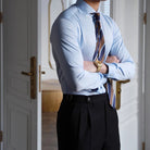 Korean polo neck shirt casual long sleeve blouse - Antonios