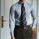 Korean polo neck shirt casual long sleeve blouse - Antonios