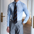 Korean polo neck shirt casual long sleeve blouse - Antonios