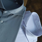 Korean polo neck shirt casual long sleeve blouse - Antonios