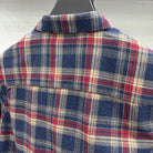 Lapel cotton plaid pattern long sleeve shirt - Antonios