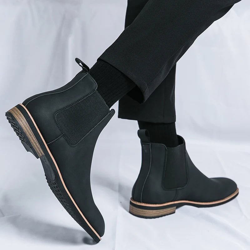 Leather high - top chelsea boots - Antonios