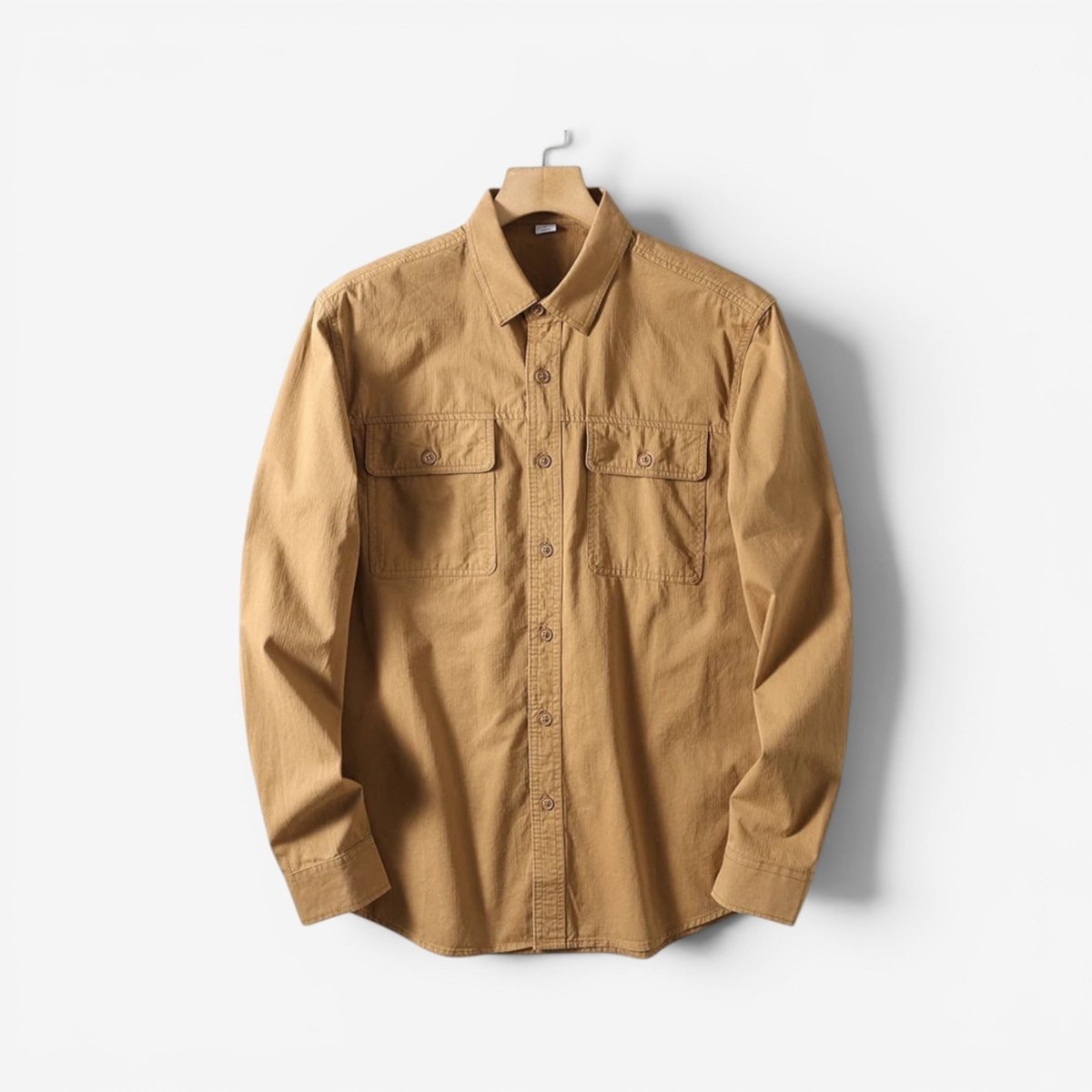 Leo 100% cotton retro utility shirt - Antonios