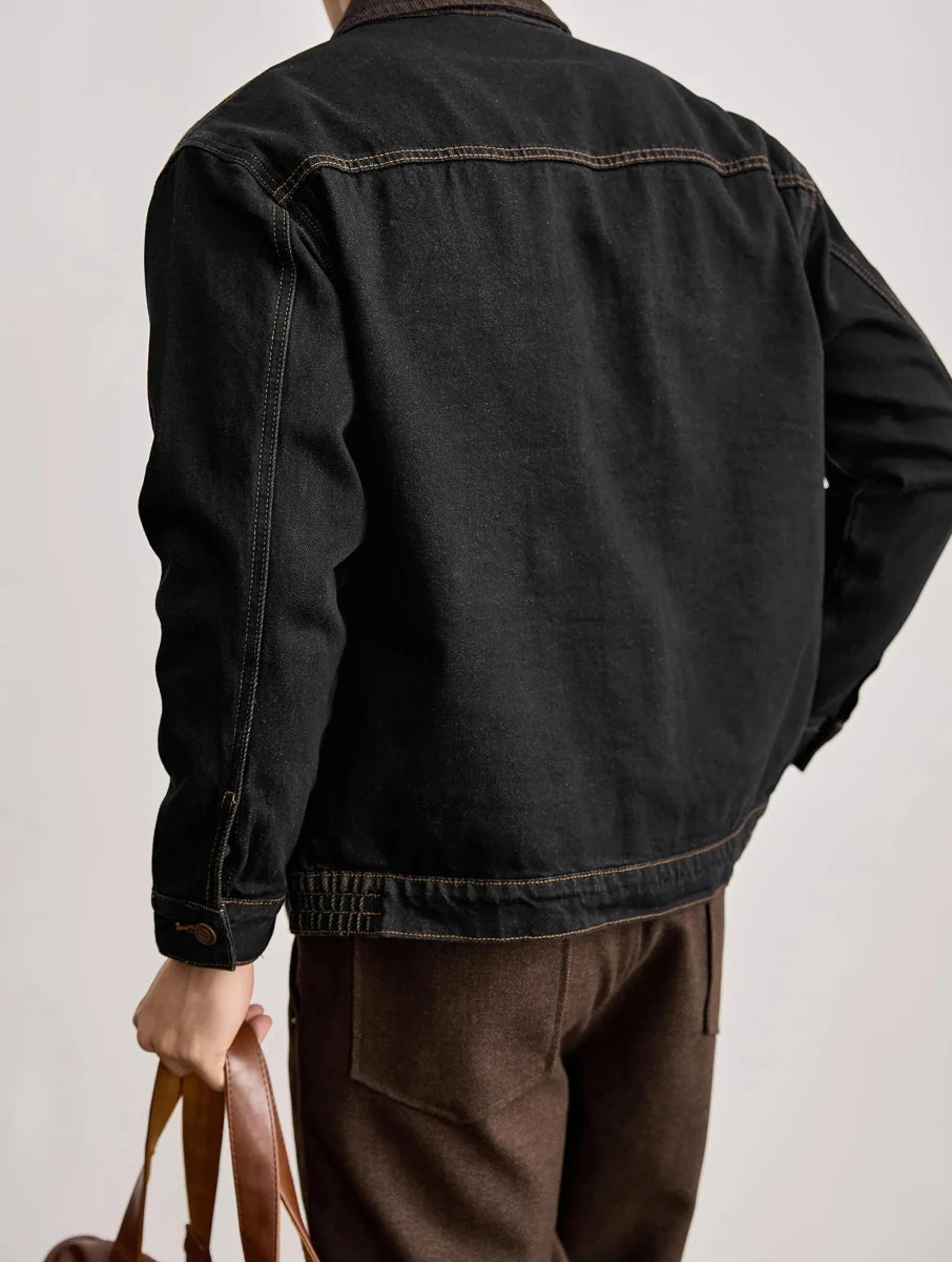 Leo american denim casual jacket - Antonios