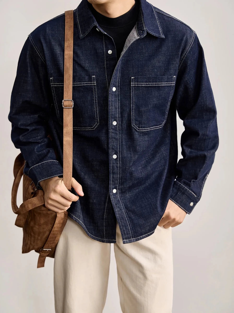 Leo american vintage denim jacket - Antonios