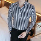Leo british style stripe shirt - Antonios
