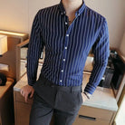 Leo british style stripe shirt - Antonios