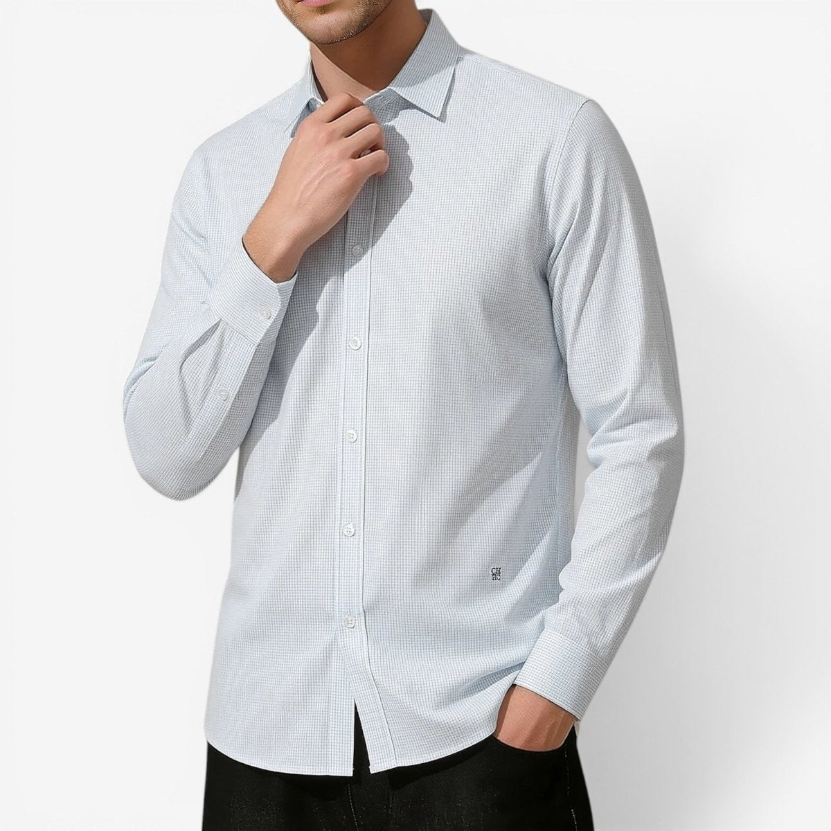 Leo business pure white shirt - Antonios