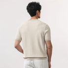 Leo business striped design t-shirt - Antonios
