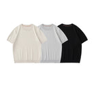Leo business striped design t-shirt - Antonios