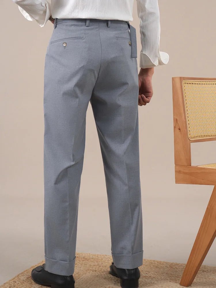 Leo business trousers with full leg - Antonios