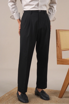 Leo business trousers with full leg - Antonios