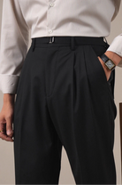 Leo business trousers with full leg - Antonios