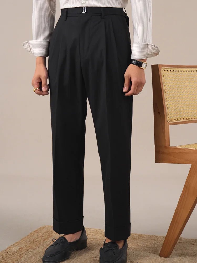 Leo business trousers with full leg - Antonios