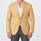 Leo casual suit jacket - AntoniosClothing - Yellow