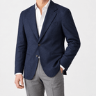 Leo casual suit jacket - AntoniosClothing - Navy blue