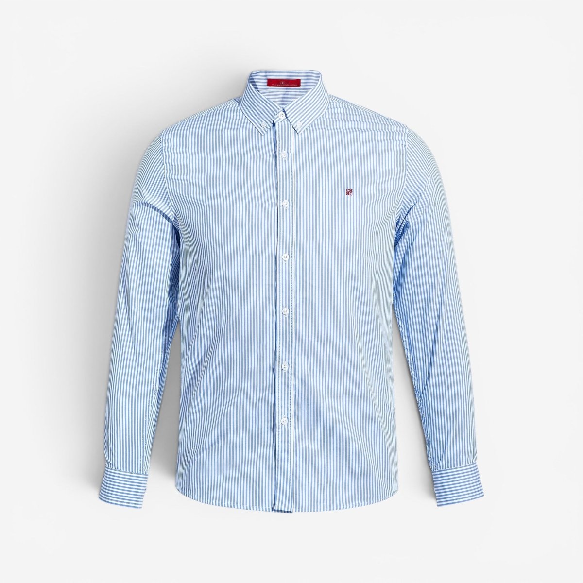 Leo classic stripe blue shirt - Antonios