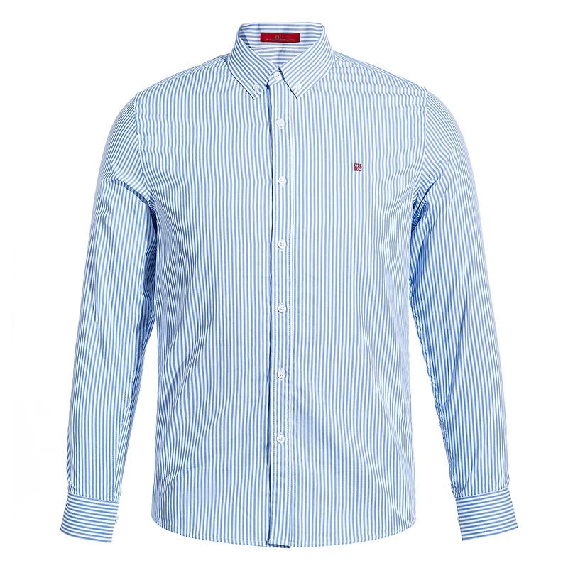 Leo classic stripe blue shirt - Antonios