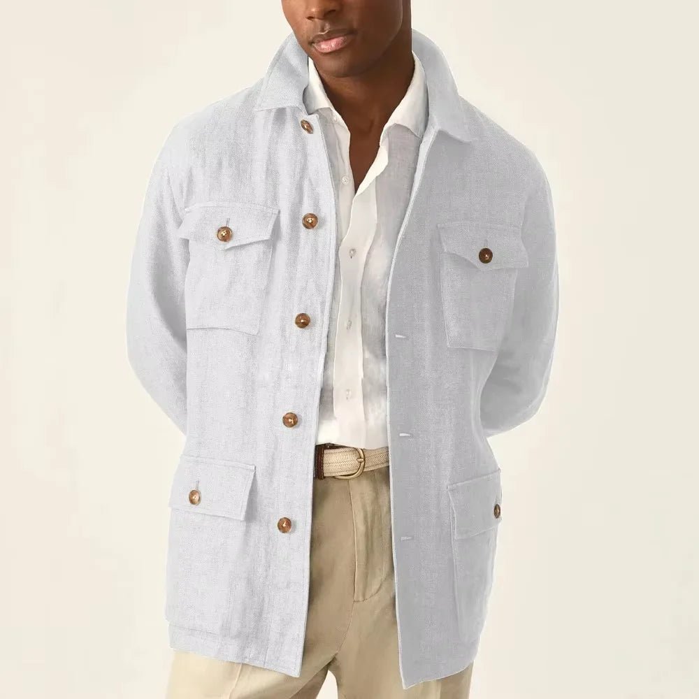 Leo cotton blazer for casual dress - Antonios