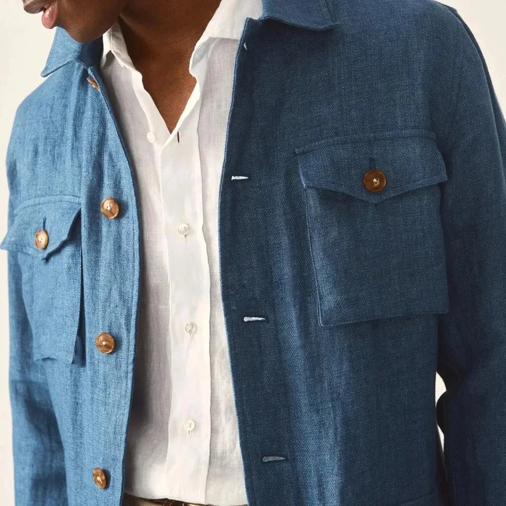Leo cotton blazer for casual dress - Antonios