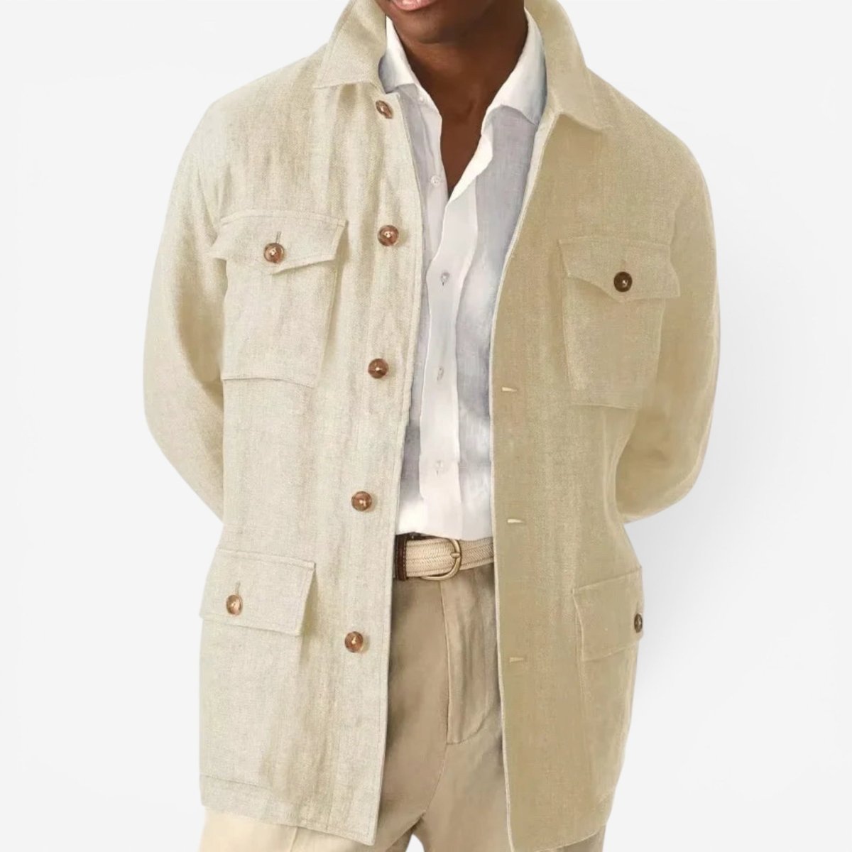 Leo cotton blazer for casual dress - Antonios